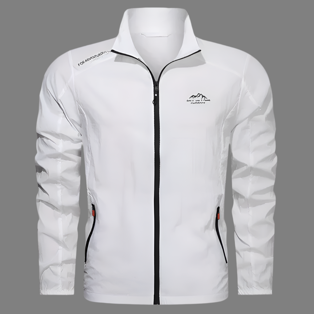 Veste coupe-vent pour homme automne légère en polyester respirant avec coupe classique CallOff