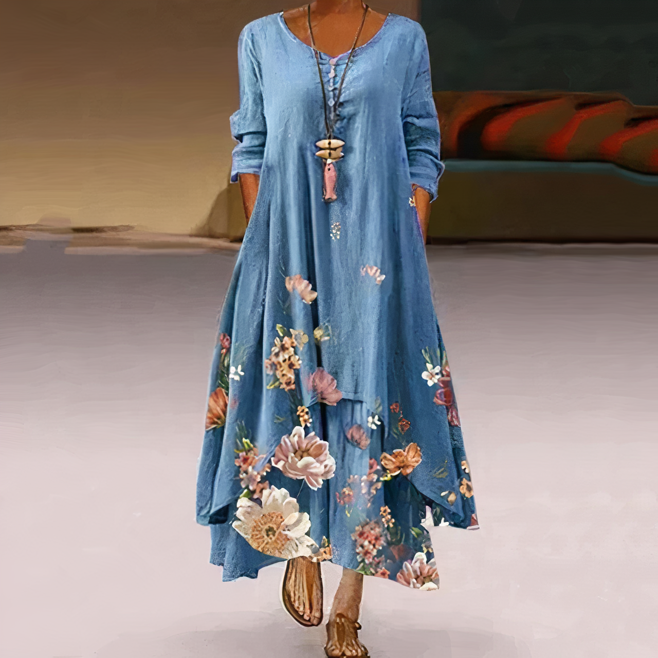Fleur – Robe élégante femme