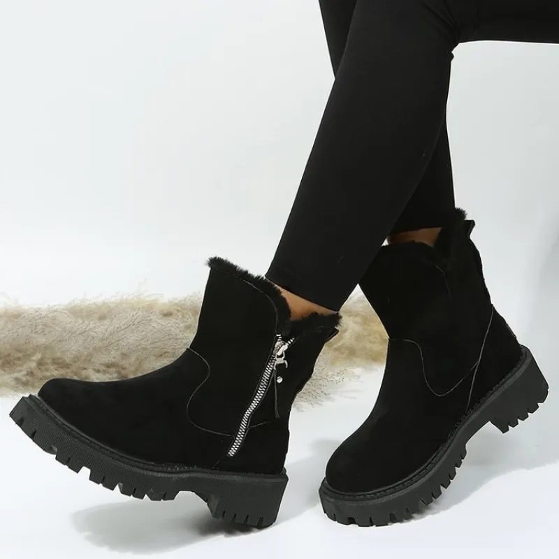 Manon – Bottes d’hiver zippées femme