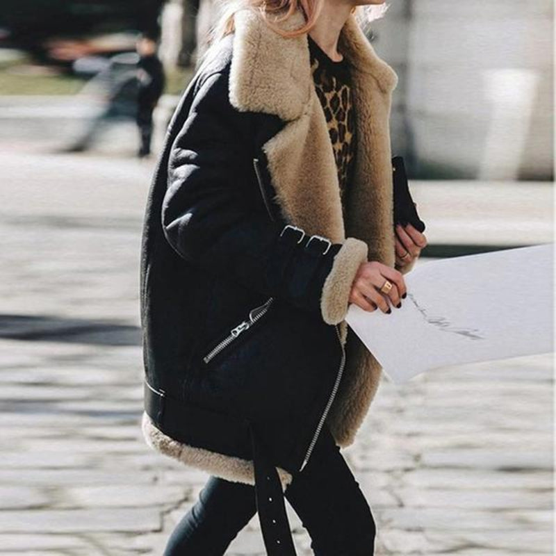 Manon – Veste femme hiver courte doublée