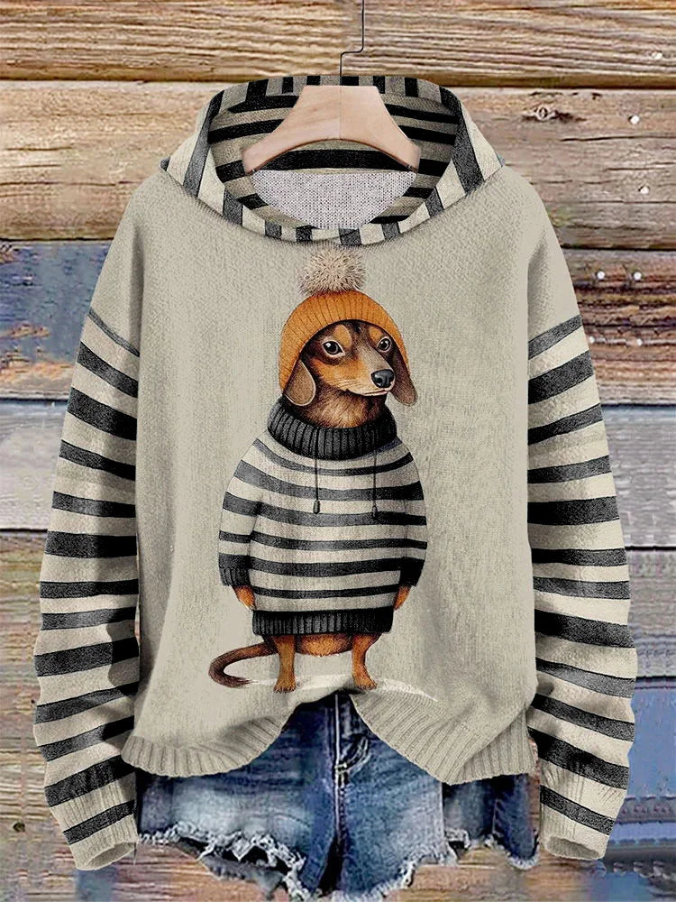 Camille – Sweat à capuche femme imprimé