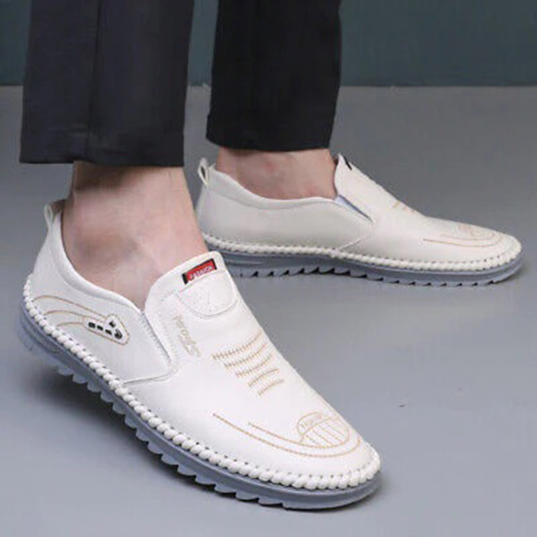 Mocassins pour homme automne légers respirants en cuir PU à semelle crantée Amerigo