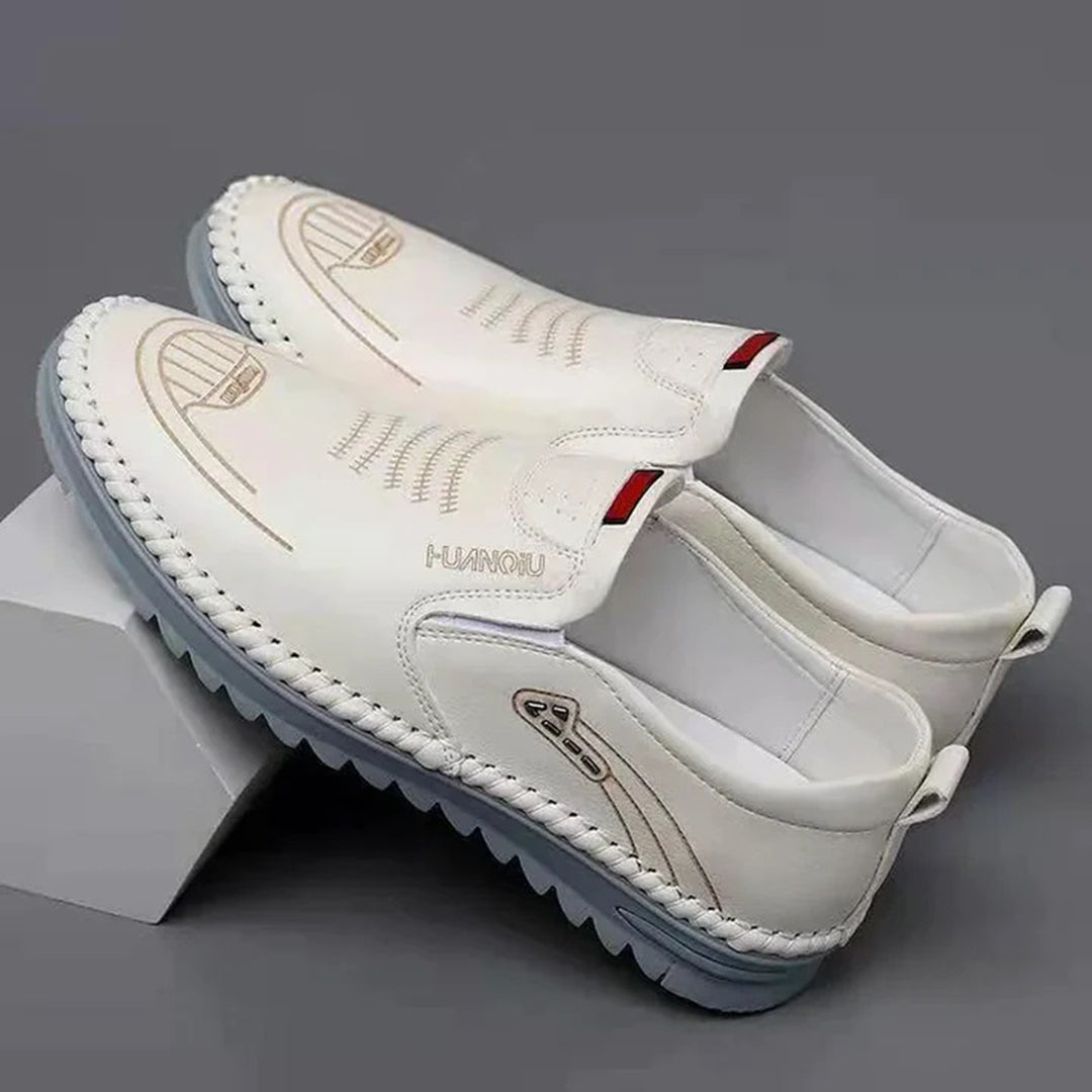 Mocassins pour homme automne légers respirants en cuir PU à semelle crantée Amerigo