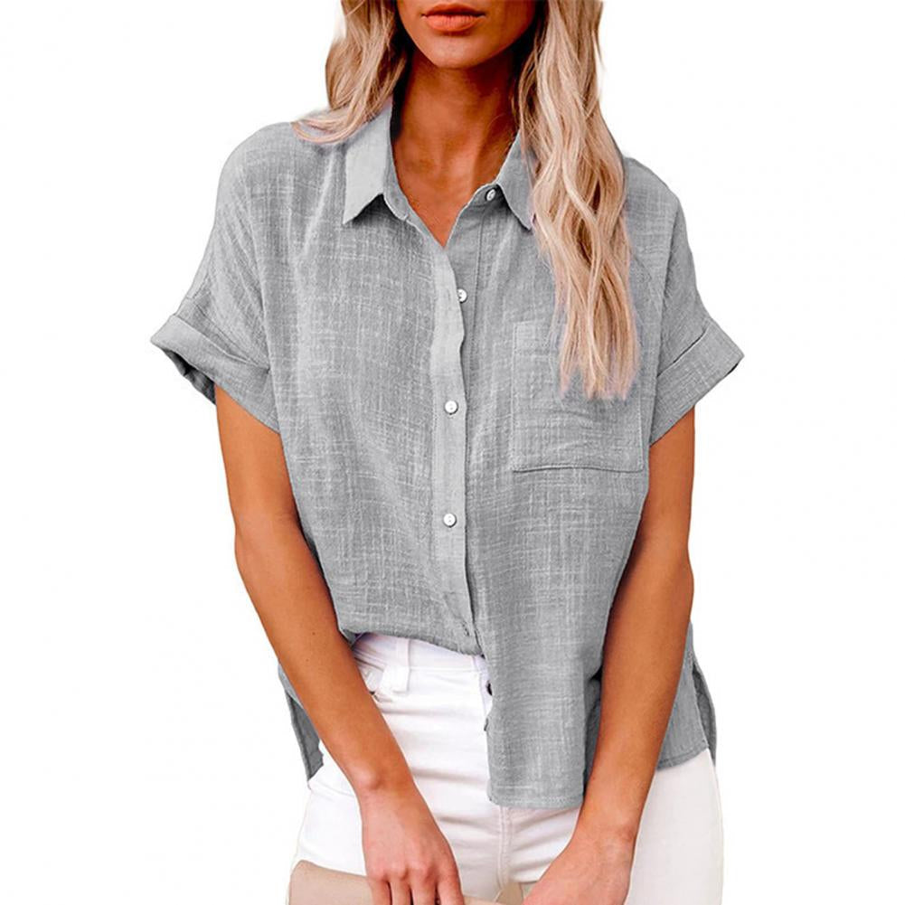 Blouse d’été en lin à coupe décontractée – légèreté, élégance et confort naturel