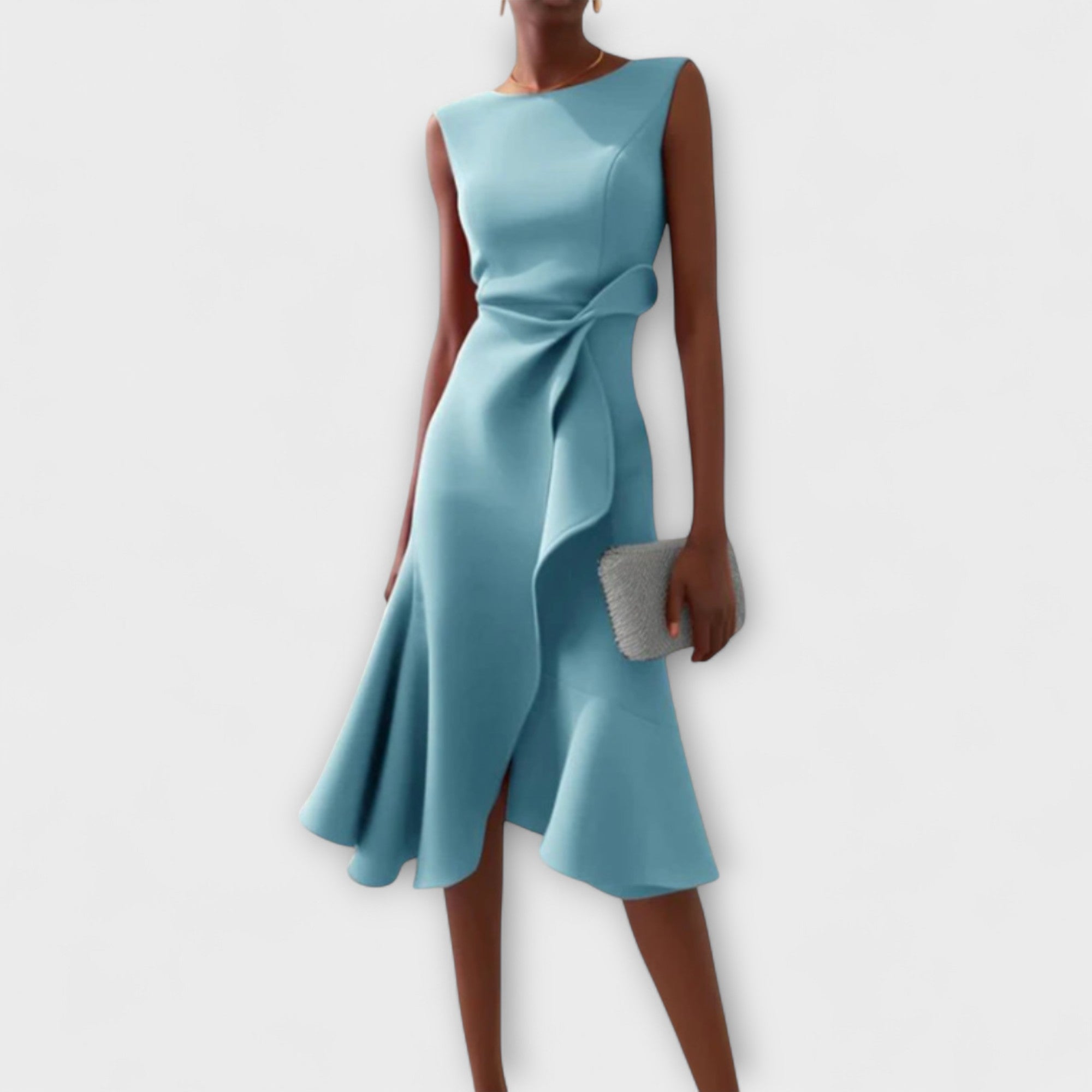 Aurélie – Robe midi sophistiquée femme