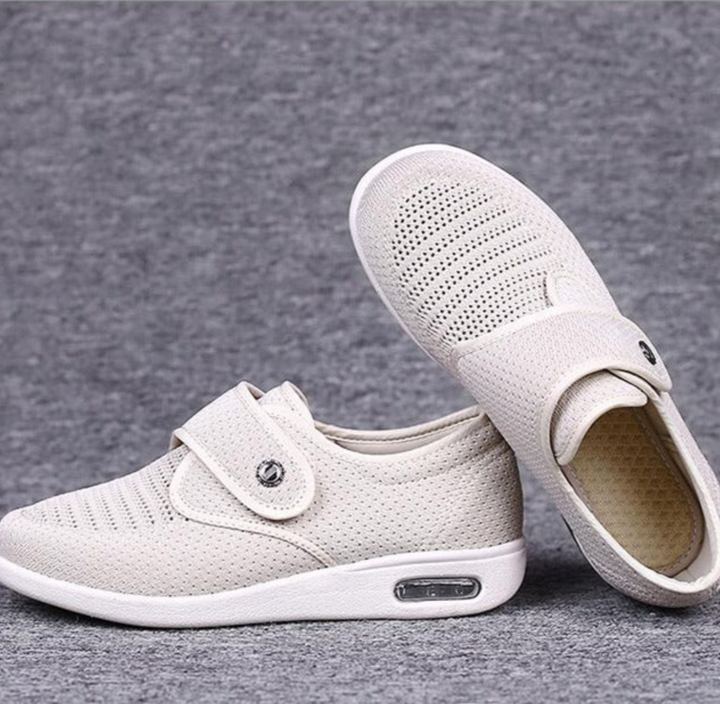 Chaussures confort d’été pour femme grande largeur, douces et élégantes pour le quotidien