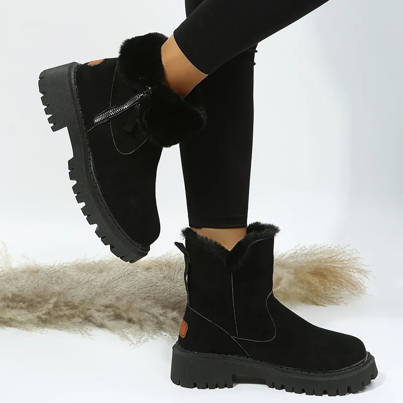 Manon – Bottes d’hiver zippées femme