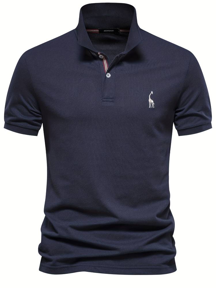 Polo homme élégant uni – coupe polyvalente et confort au quotidien