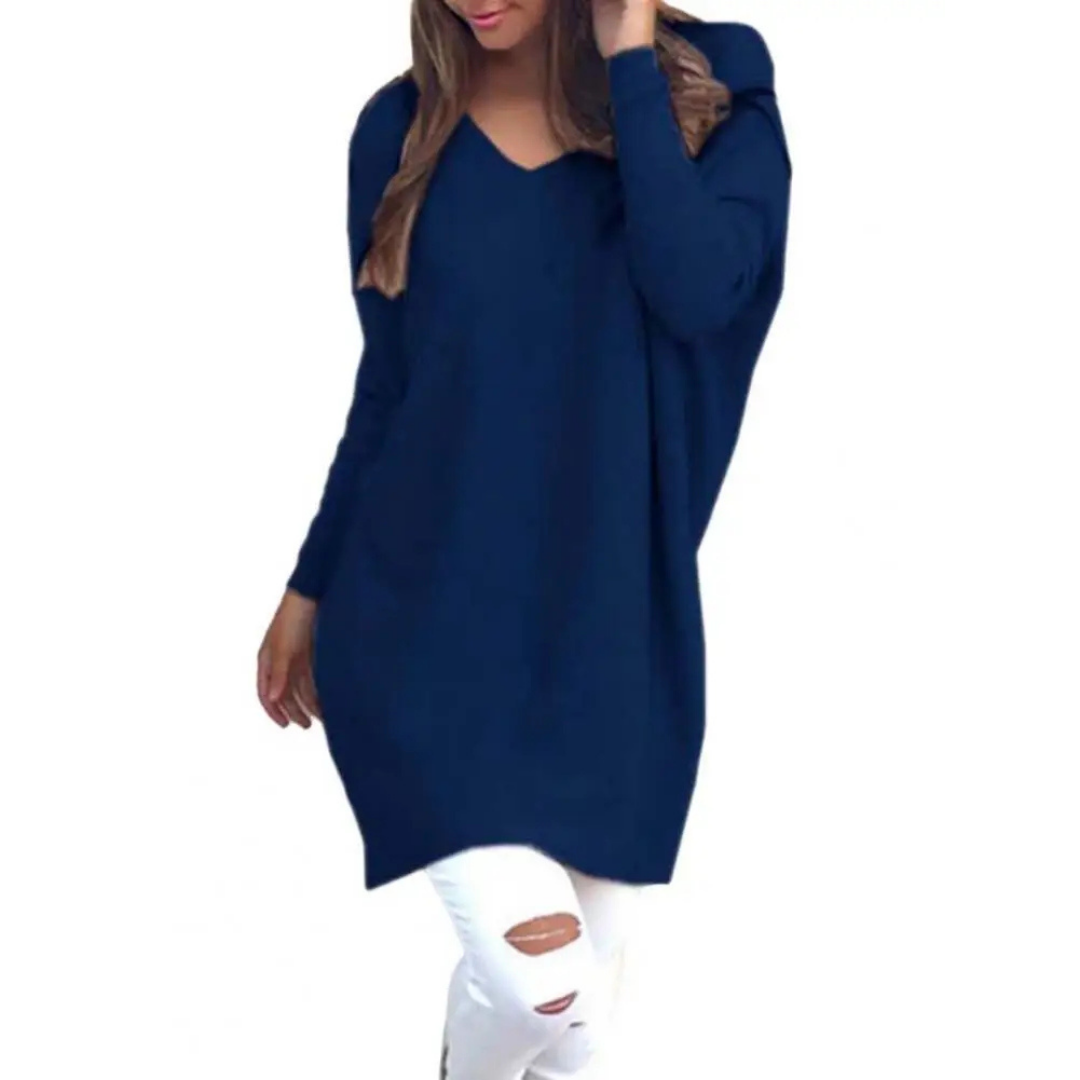 Élise – Pull femme oversize col V