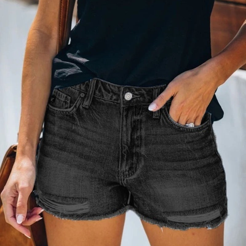 Apolline – Short en denim femme