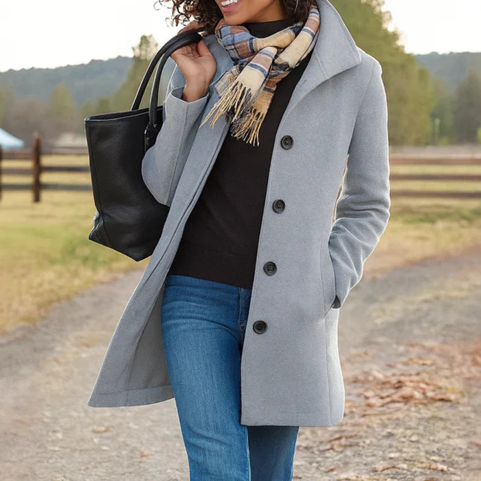 Élodie – Manteau femme long