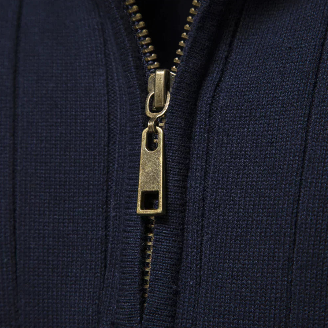 Sébastien - Pull à col zippé homme