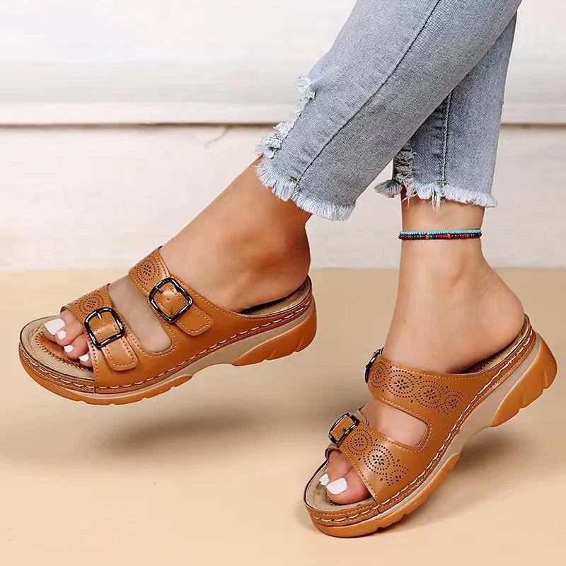 Sandales d’été pour femme avec semelle souple alliant confort et style au quotidien