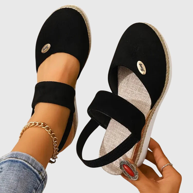 Apolline – Sandales à talon compensé femme