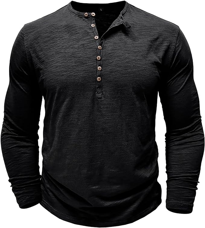 Laurent – Chemise manches longues homme automne col boutonné