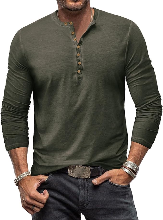 Laurent – Chemise manches longues homme automne col boutonné