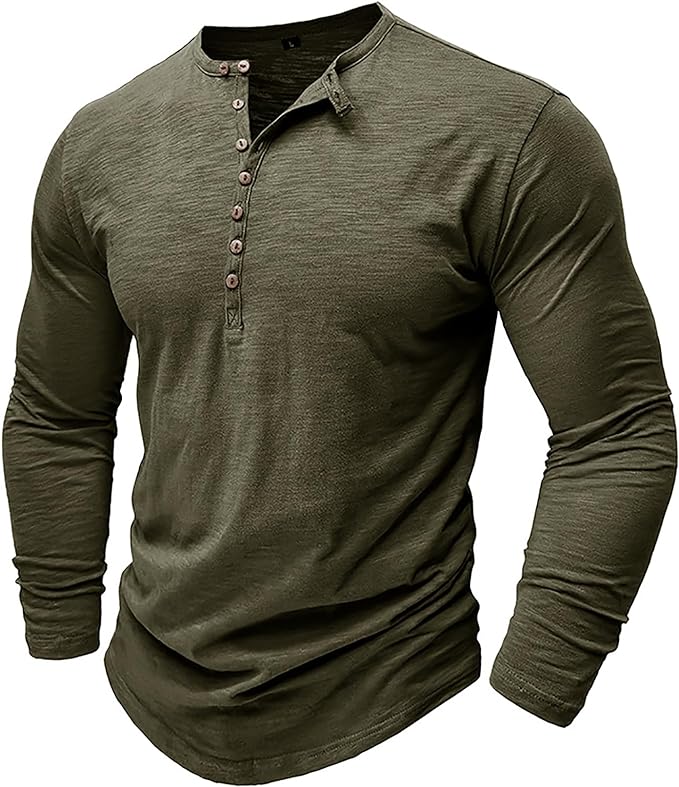 Laurent – Chemise manches longues homme automne col boutonné
