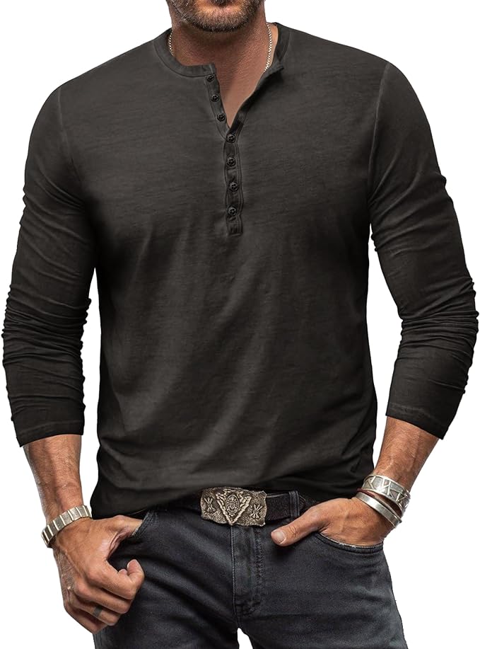 Laurent – Chemise manches longues homme automne col boutonné