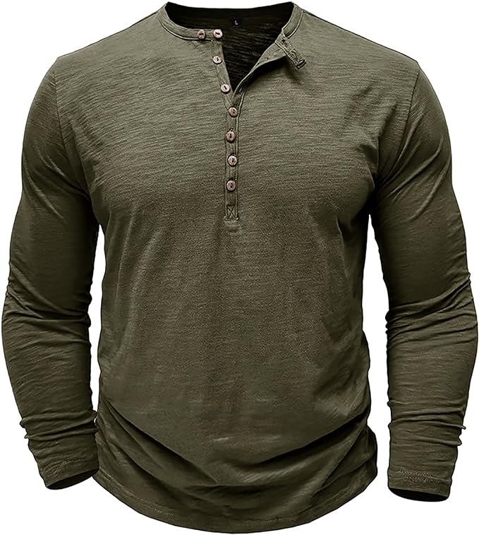 Laurent – Chemise manches longues homme automne col boutonné