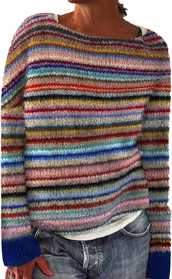 Éliane – Pull femme rayé