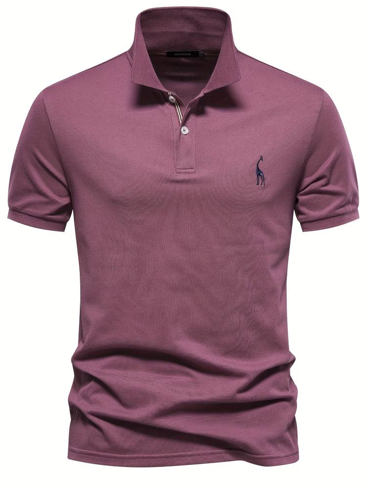 Polo homme élégant uni – coupe polyvalente et confort au quotidien