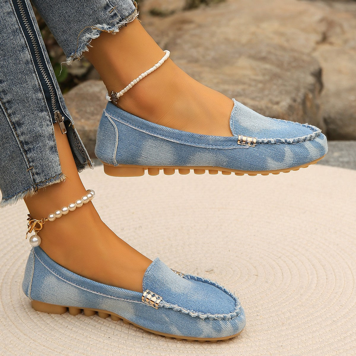Mocassins femme plats à bout rond 4