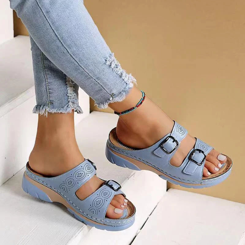 Sandales d’été pour femme avec semelle souple alliant confort et style au quotidien