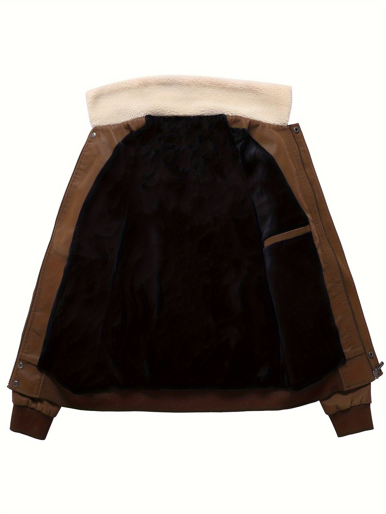 Maxence – Blouson aviateur d’hiver homme avec col en fourrure