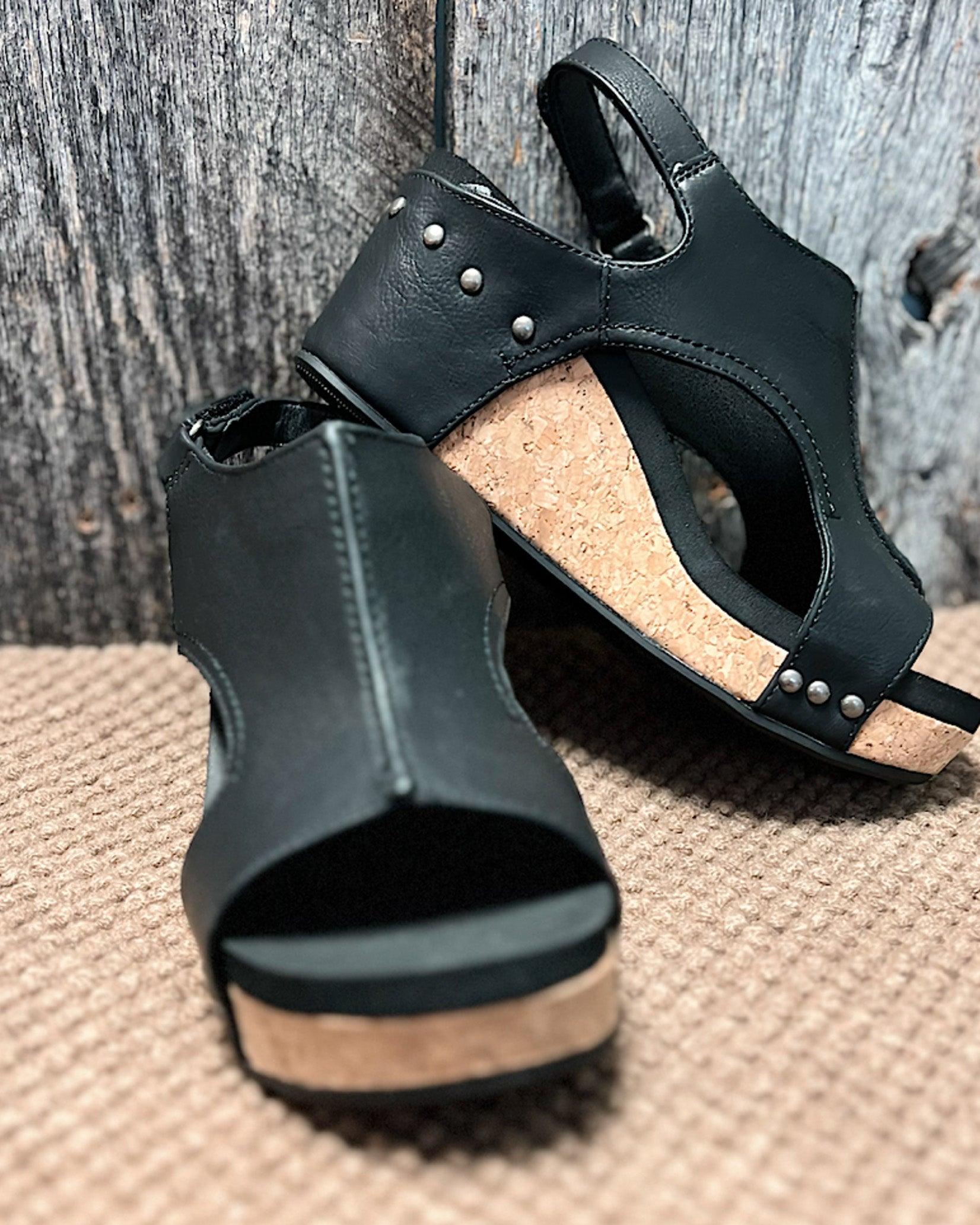 Coline – Sandales compensées femme