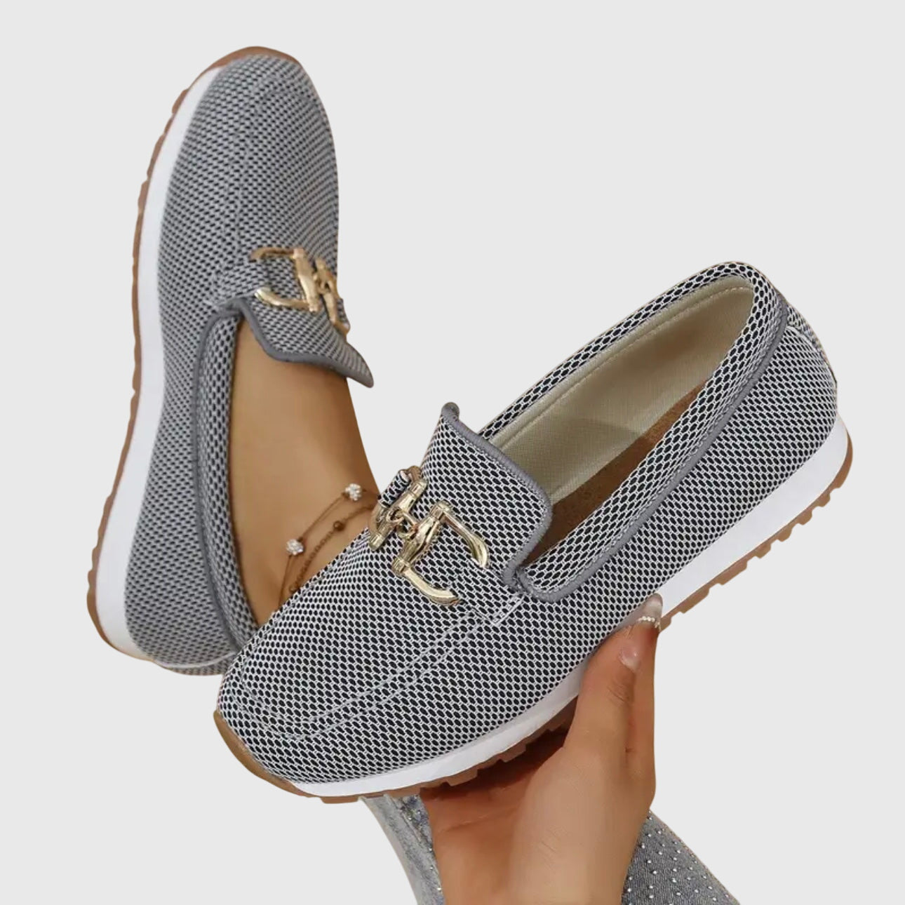 Louna – Mocassins avec détail chaîne femme