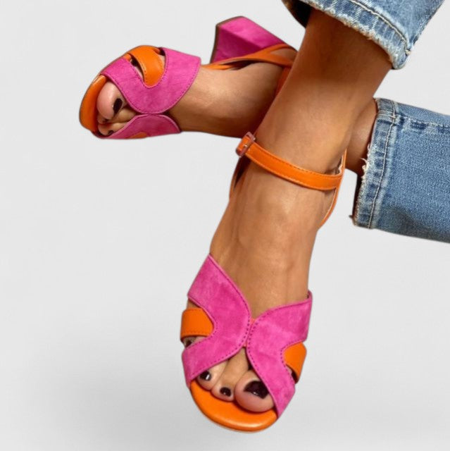 Isaline – Sandales à talon bloc femme
