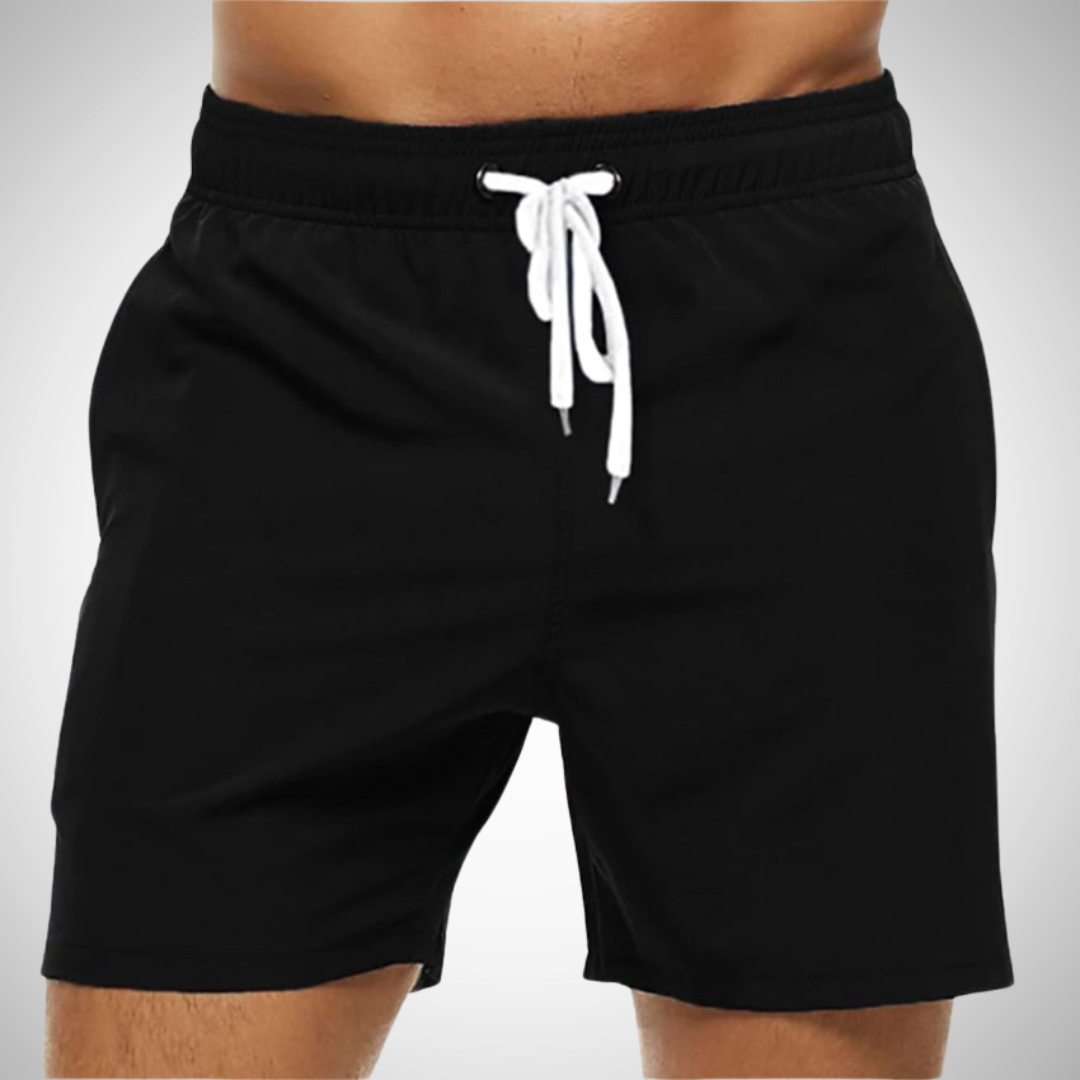 Mathis – Short de bain confortable uni homme