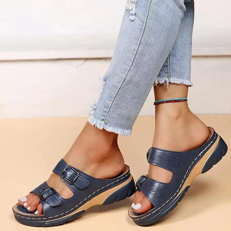 Sandales d’été pour femme avec semelle souple alliant confort et style au quotidien