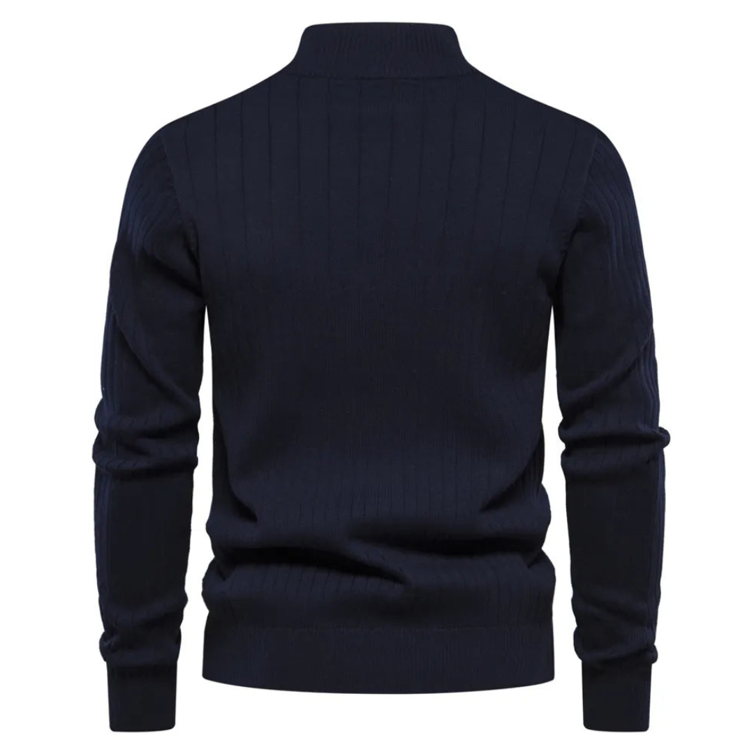 Sébastien - Pull à col zippé homme
