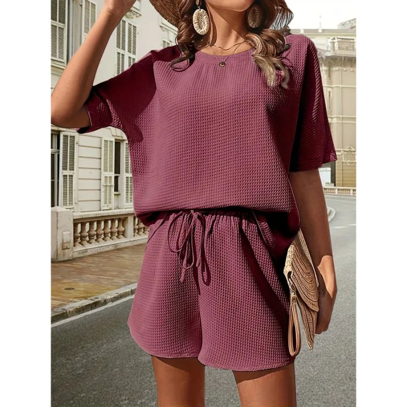 Zara – Ensemble festival avec top ample et short femme