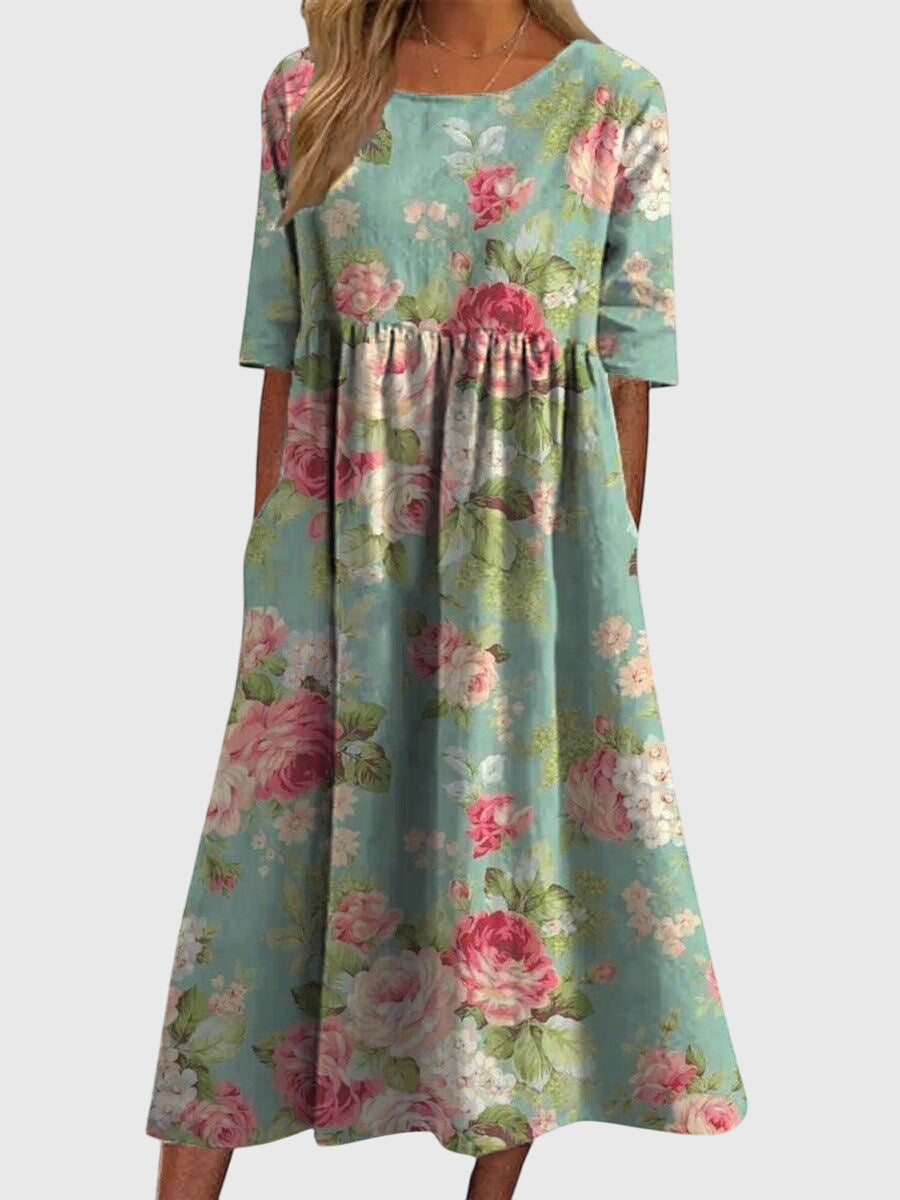 Garance – Robe midi d'été femme