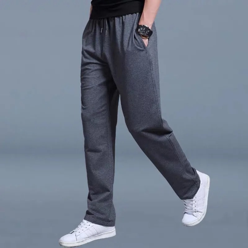 Pantalon de jogging pour homme automne doux mélange coton avec coupe décontractée Théo