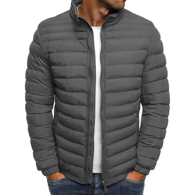 Veste matelassée légère coupe-vent en polyester coupe régulière pour homme automne Marcus