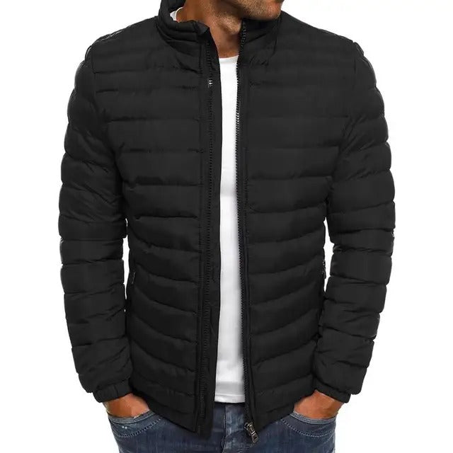 Veste matelassée légère coupe-vent en polyester coupe régulière pour homme automne Marcus