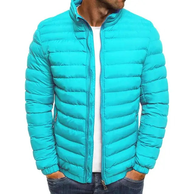 Veste matelassée légère coupe-vent en polyester coupe régulière pour homme automne Marcus