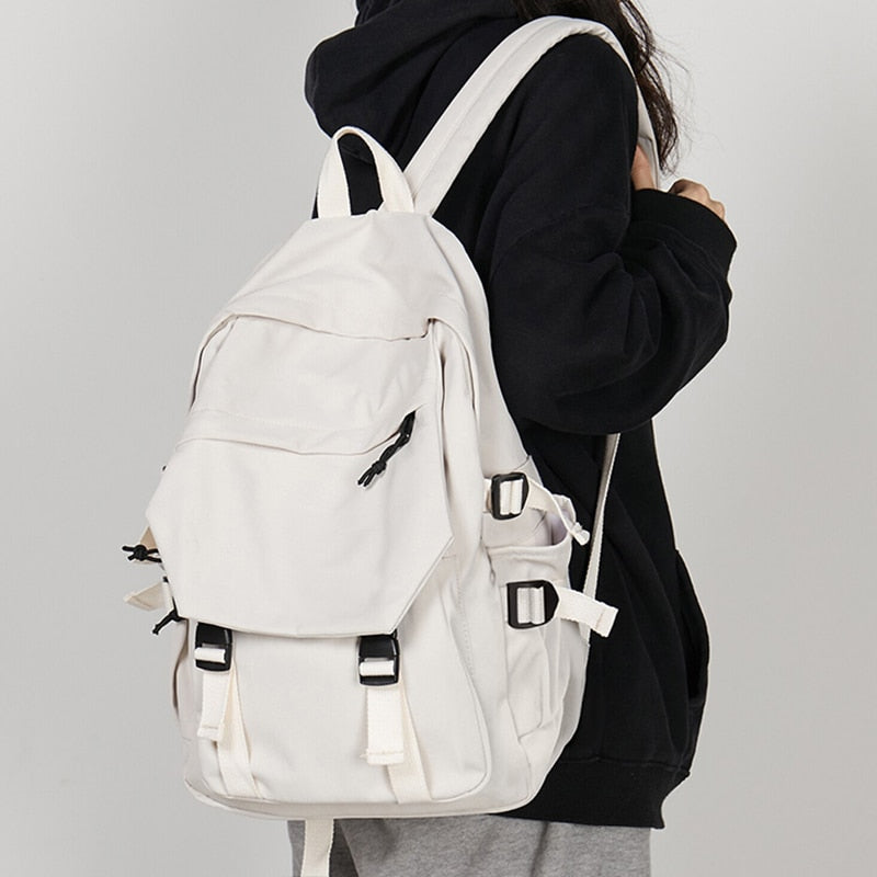 Camille – Sac à dos vintage spacieux avec boucles