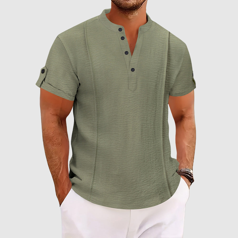 Romain – Chemise à boutons homme