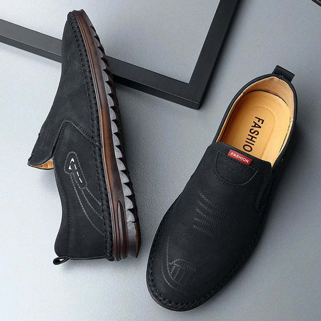 Mocassins pour homme automne légers respirants en cuir PU à semelle crantée Amerigo
