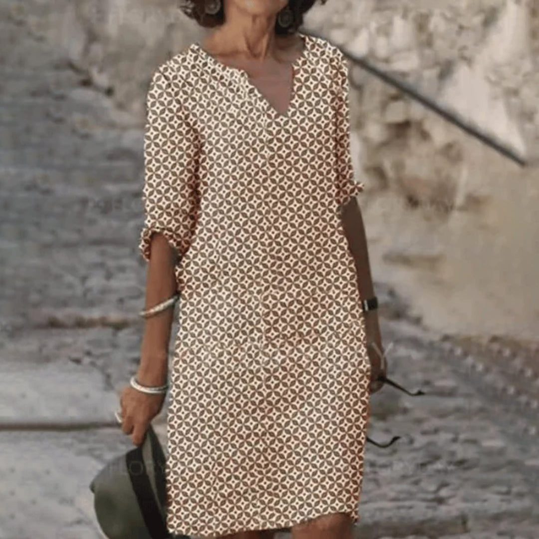 Robe élégante et confortable pour la mi-saison – simplicité raffinée au quotidien