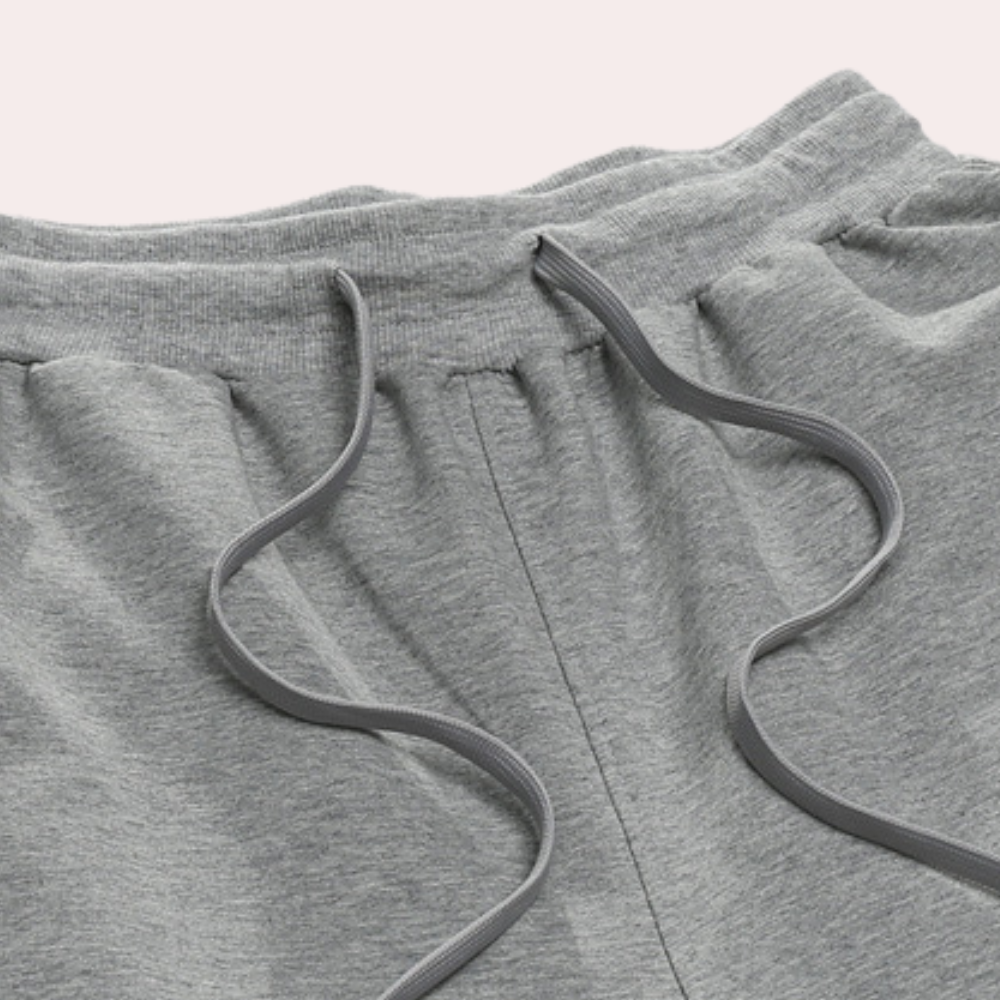 Pantalon de jogging pour homme automne doux mélange coton avec coupe décontractée Théo