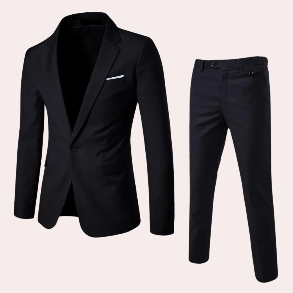 Costume 2 pièces pour homme automne élégant en tissu haut de gamme avec coupe slim Joseph