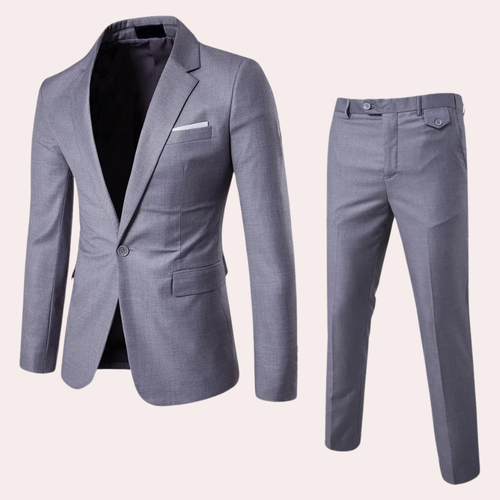 Costume 2 pièces pour homme automne élégant en tissu haut de gamme avec coupe slim Joseph