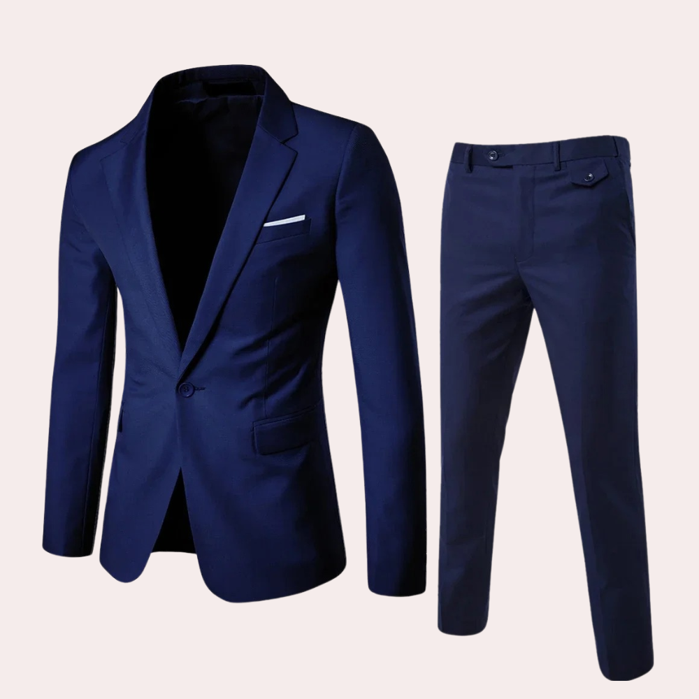 Costume 2 pièces pour homme automne élégant en tissu haut de gamme avec coupe slim Joseph