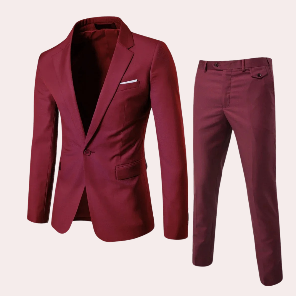 Costume 2 pièces pour homme automne élégant en tissu haut de gamme avec coupe slim Joseph