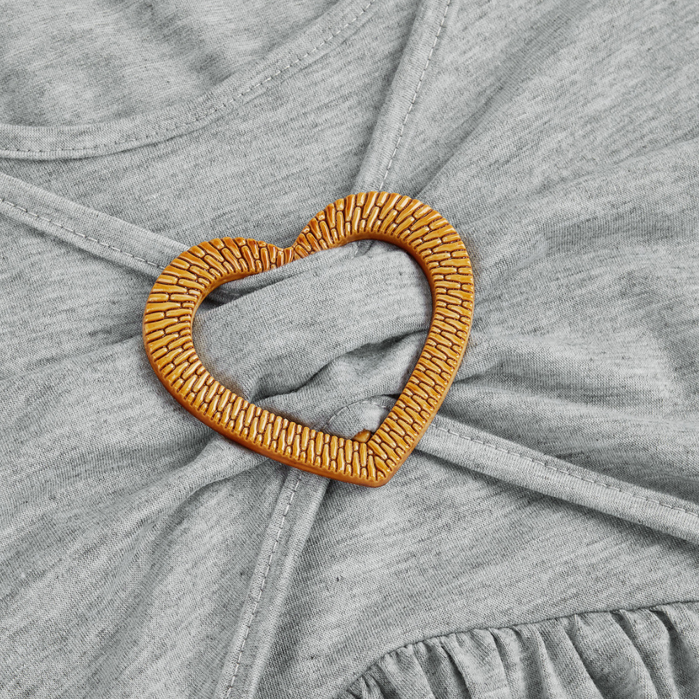 Robe longue décontractée à volants – élégance pratique pour toutes les saisons